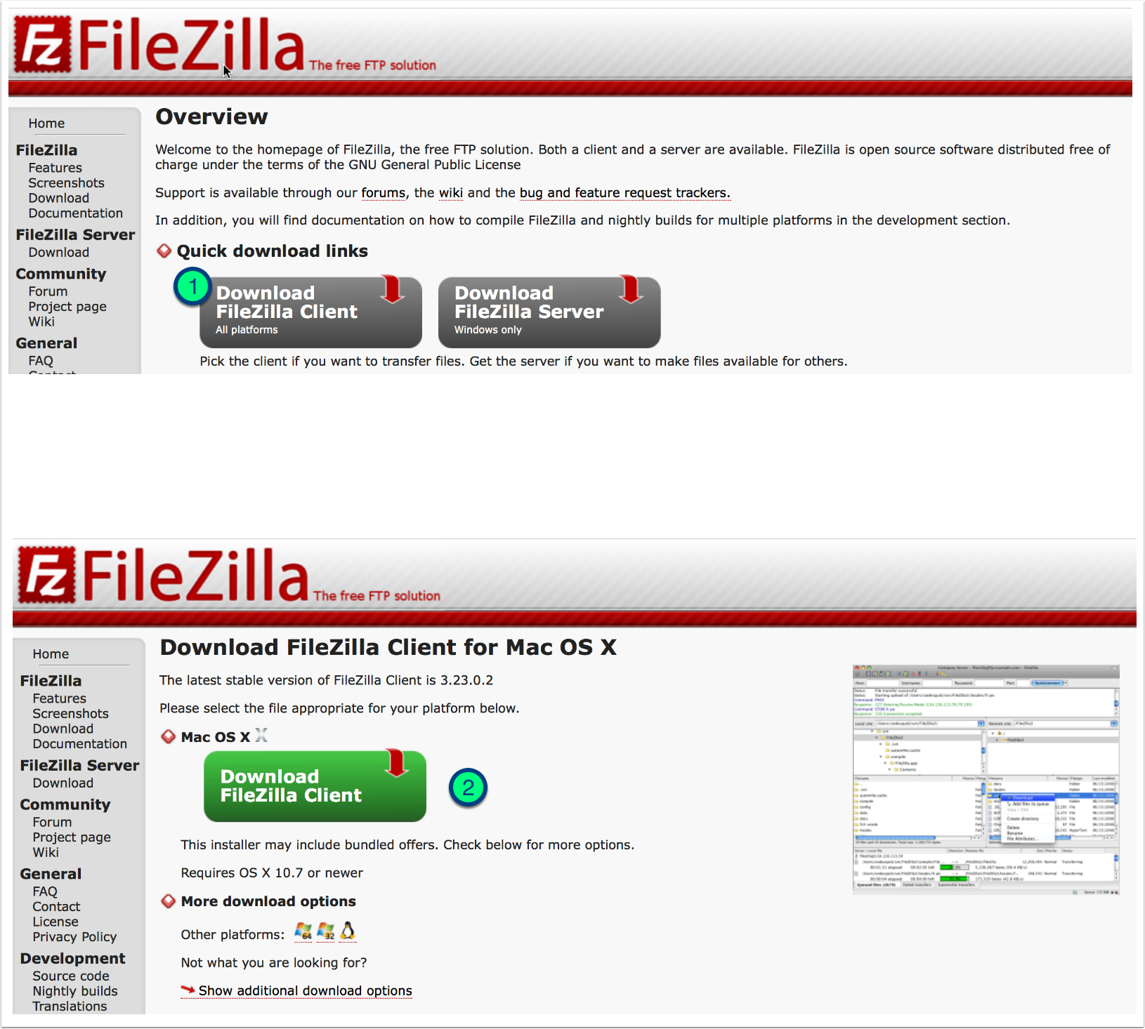 how to download your website with filezilla download