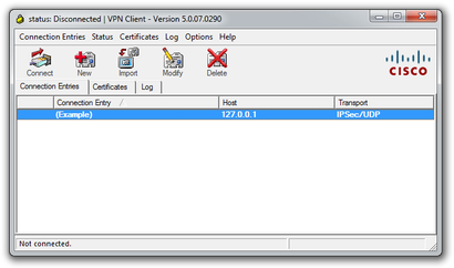configuring cisco vpn client